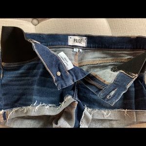 Page Premium Denim maternity shorts